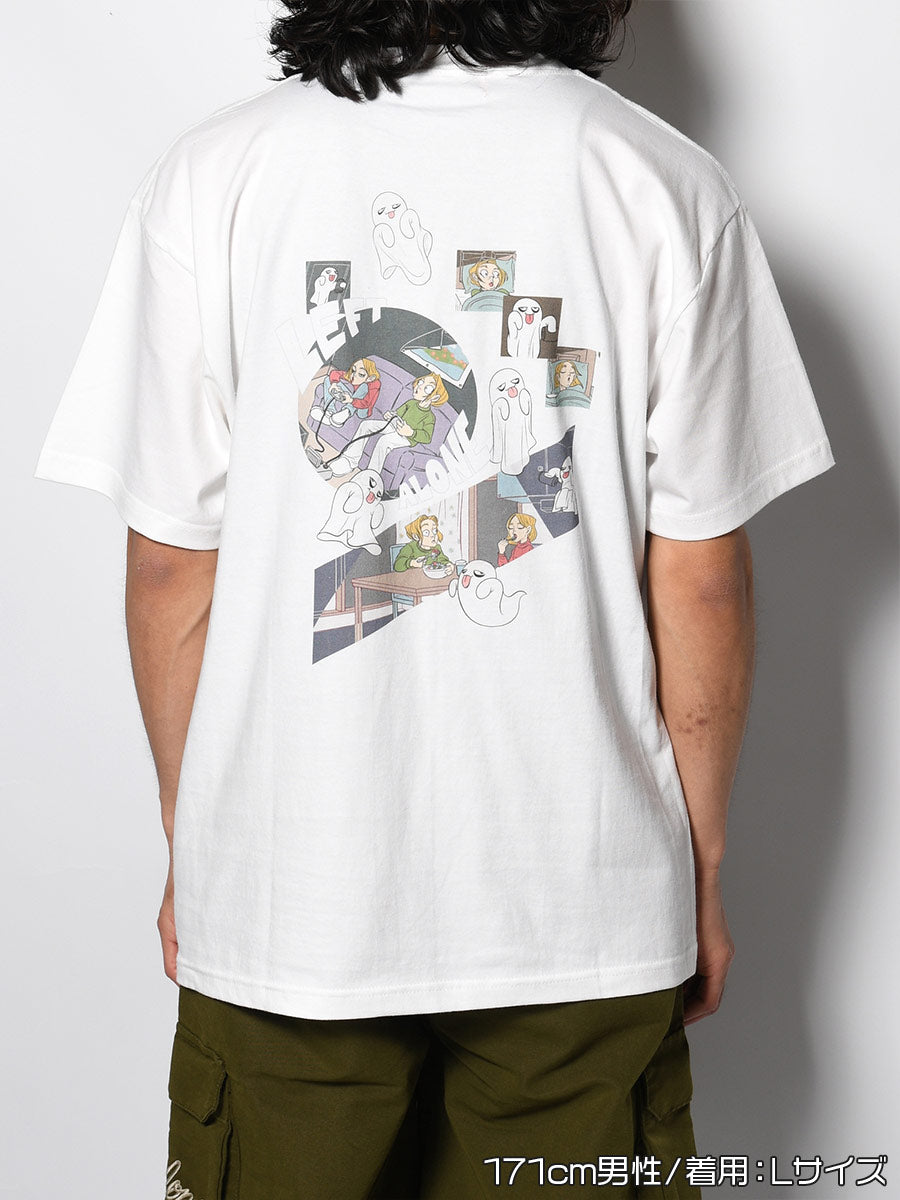 GHOST POCKET TEE -WHITE-