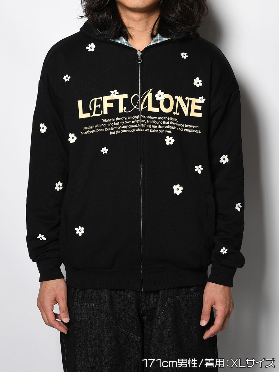 REVERSIBLE HOODIE -BLACK-