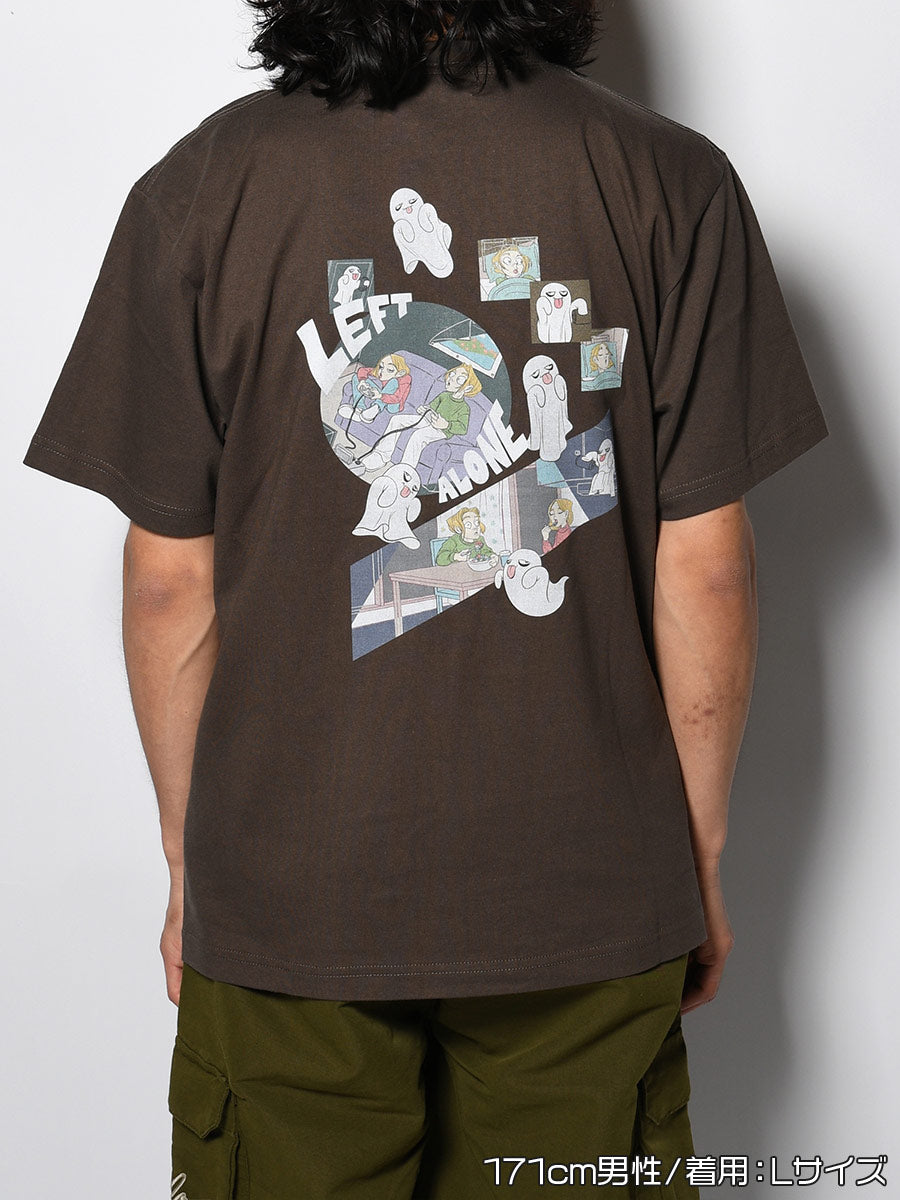 GHOST POCKET TEE -CHARCOAL-