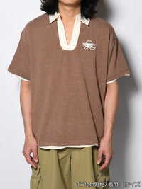 BORDER SS SKIPPER SH -BROWN-