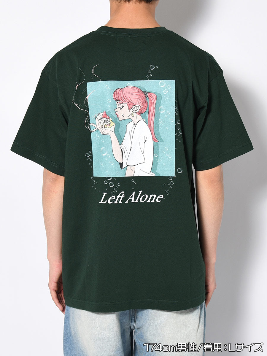 SMOKING CAKE S/S TEE -GREEN-