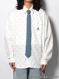 KNIT TIE LS SHIRT -PATTERN-
