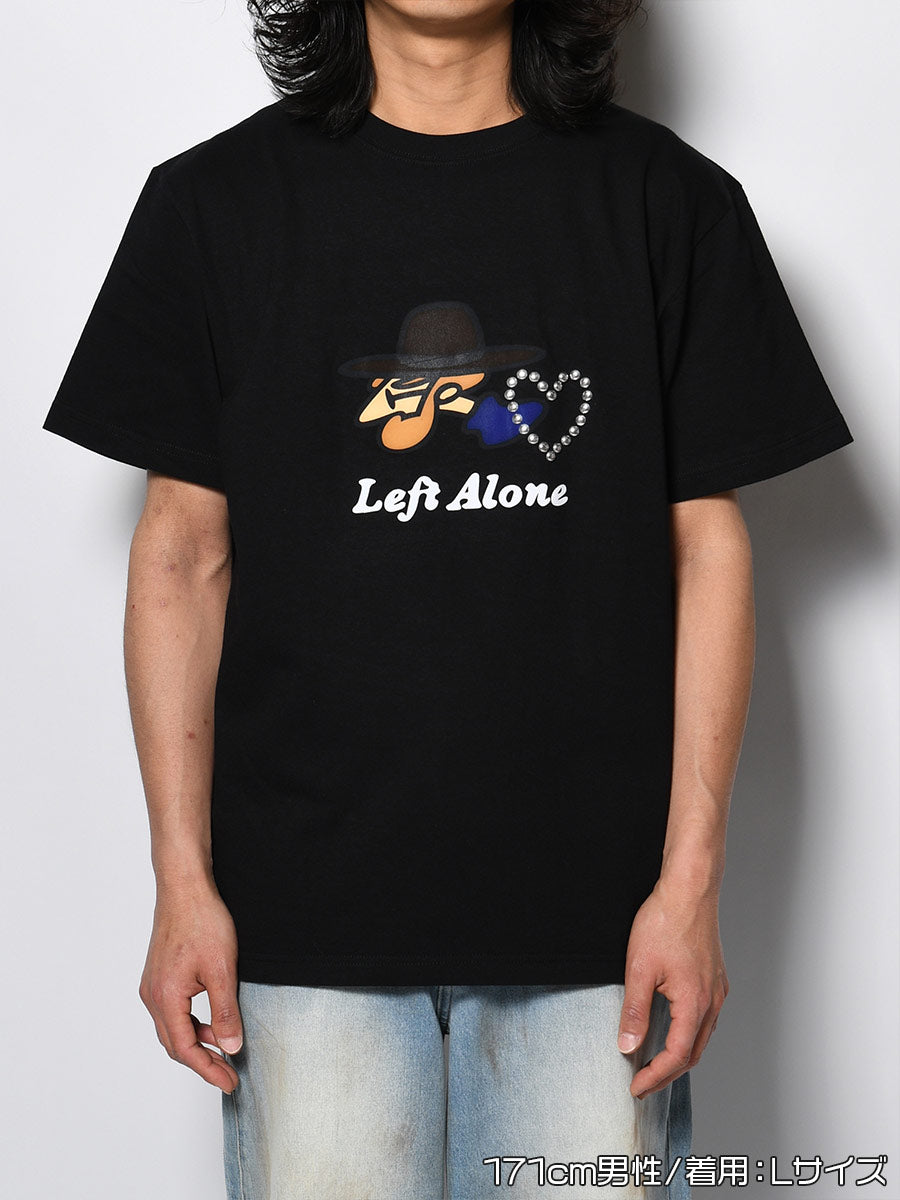 ICON FLOCKING SS TEE -BLACK-