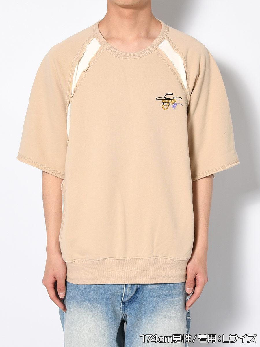 SWEAT S/S TEE -BEIGE-