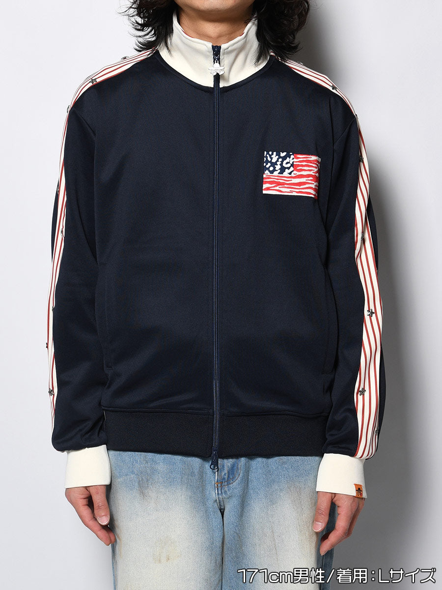 ZEBPARD TRACK JKT -NAVY-