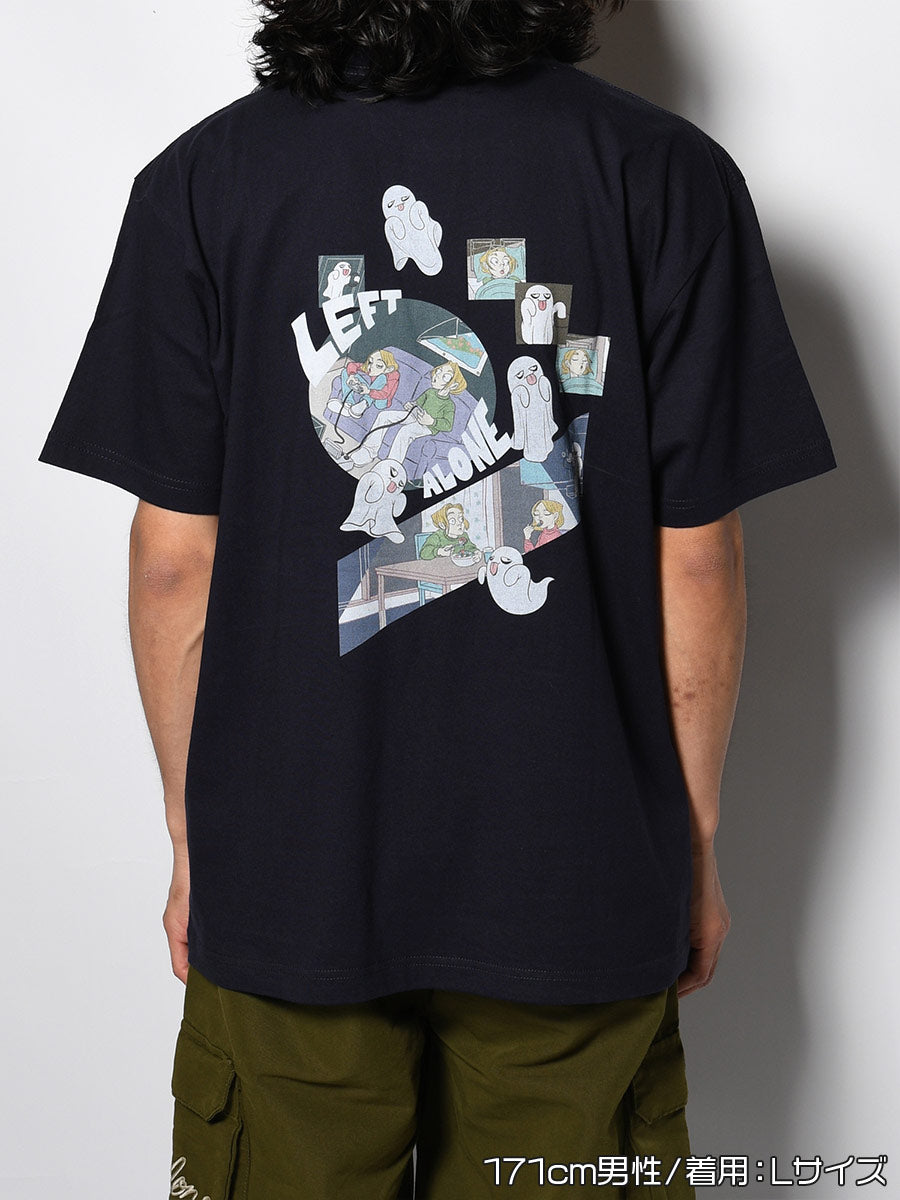 GHOST POCKET TEE -NAVY-