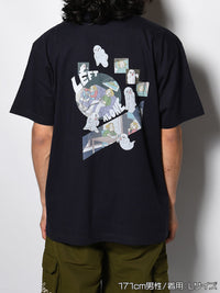 GHOST POCKET TEE -NAVY-