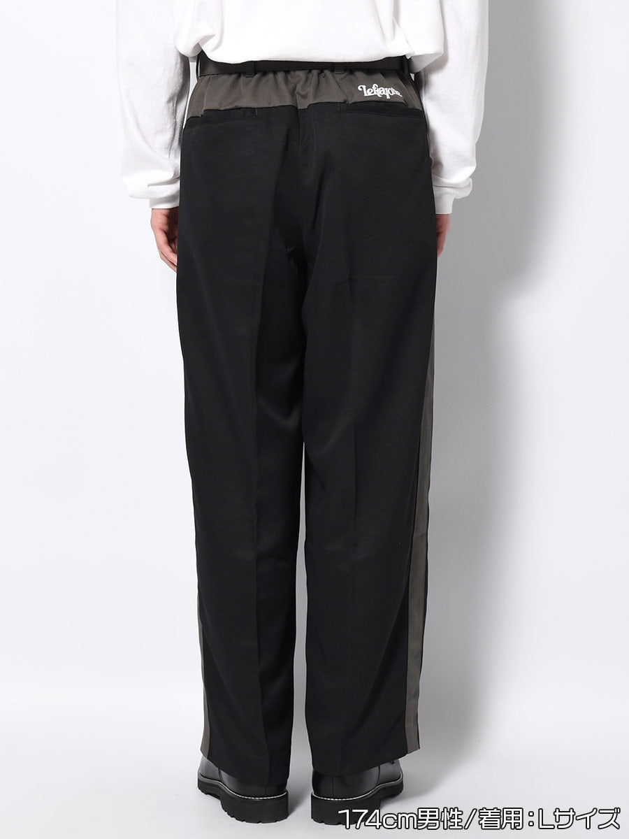 BELT TROUSERS -BLACK-