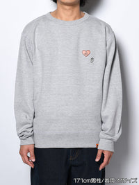 CONFESS SWEAT -HEATHER GREY-