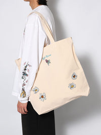 FLOWER 2WAY BAG -NATURAL-