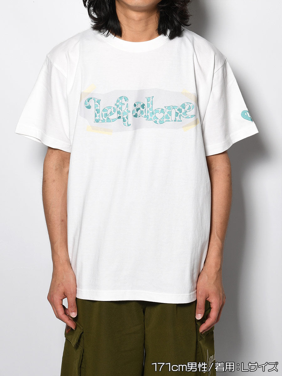 HEART LOGO TEE -WHITE-