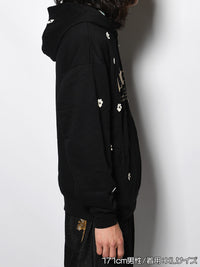 REVERSIBLE HOODIE -BLACK-