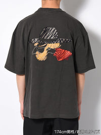 ICON PIGMENT S/S TEE -CHARCOAL-