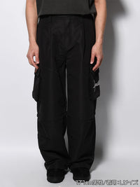 CARGO PANTS -BLACK-
