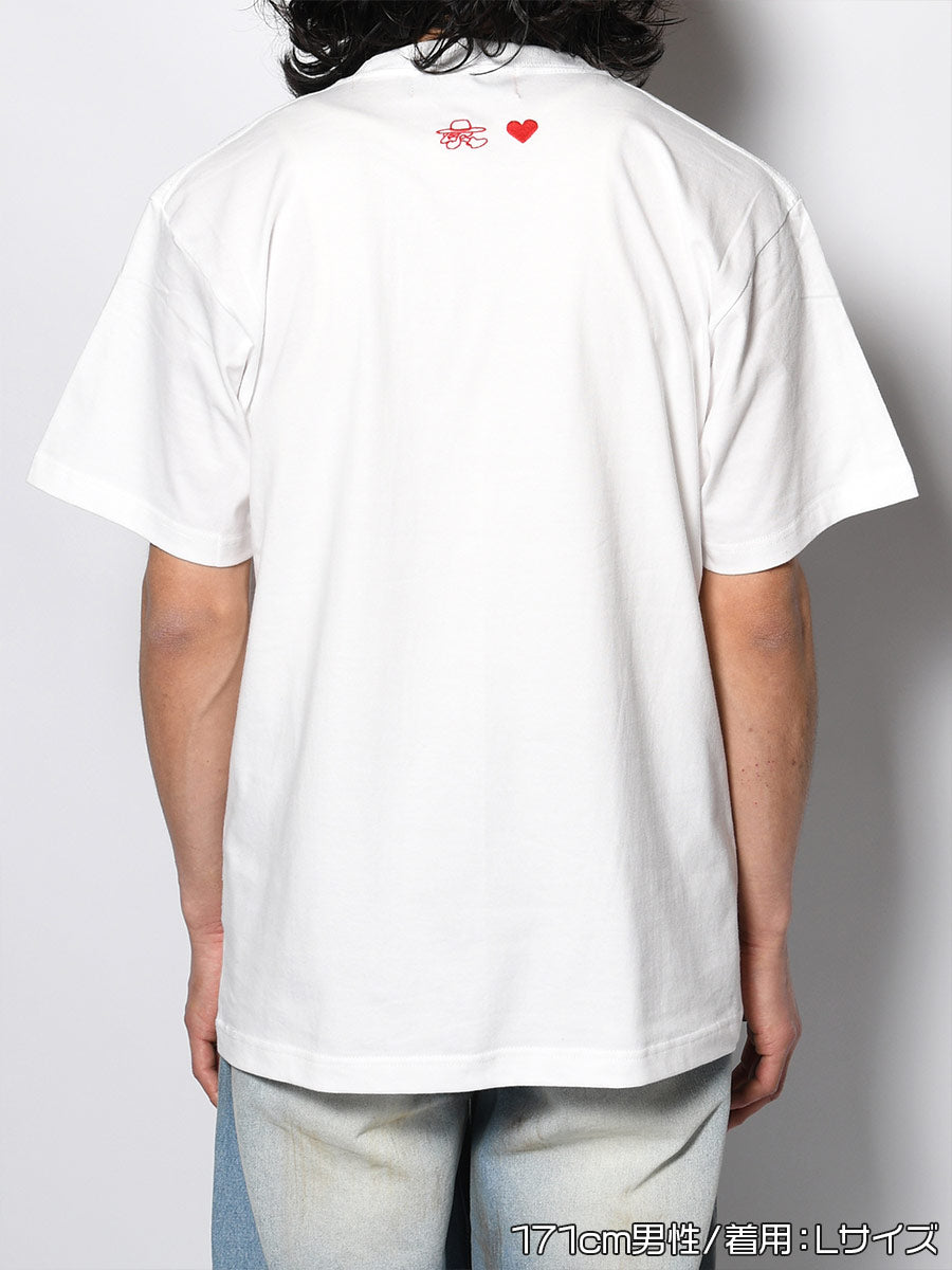 3D ICON SS TEE -WHITE-