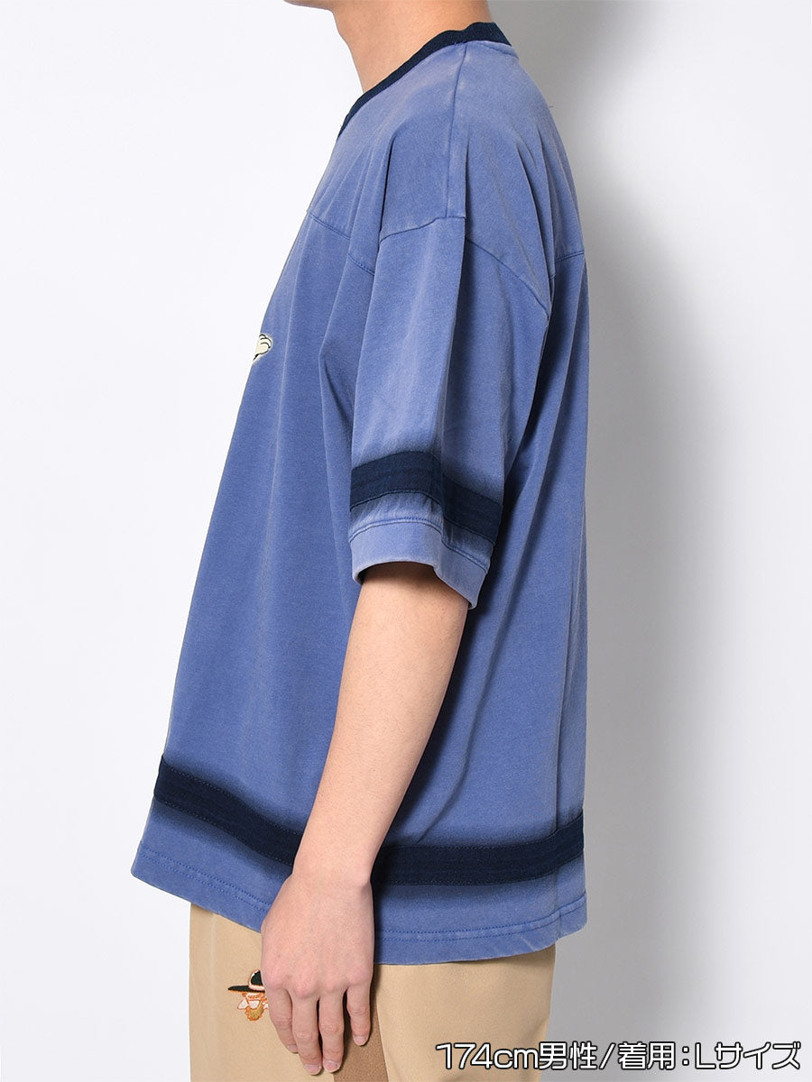 HOCKEY S/S TEE -BLUE-