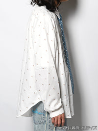 KNIT TIE LS SHIRT -PATTERN-