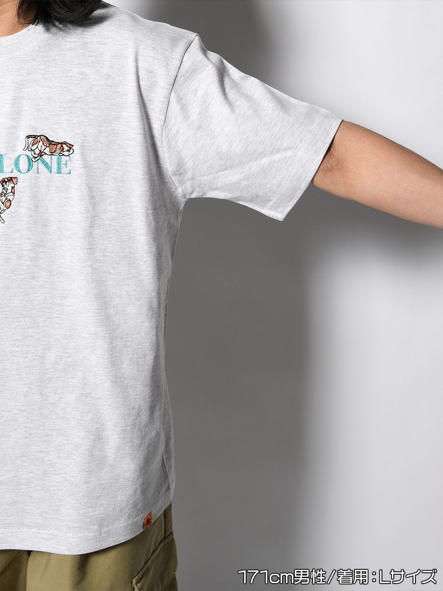 FREE DOG SS TEE -ASH-
