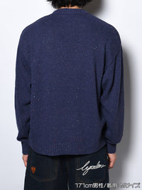 DOG KNIT -NAVY-