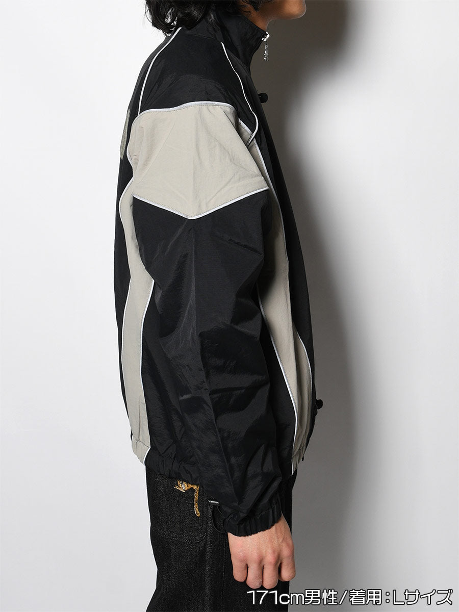 NYLON TRACK JKT -BLACK-