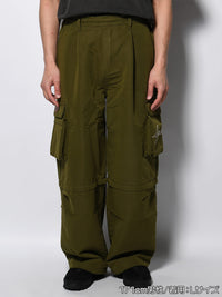 CARGO PANTS -OLIVE-