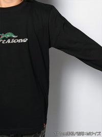 CROCO GIRL L/S TEE -BLACK-