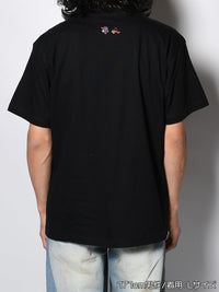 HEART POCKET TEE -BLACK-