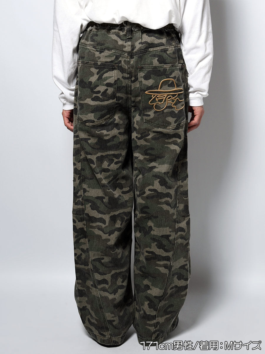 CHANGE DENIM PANTS -CAMO-