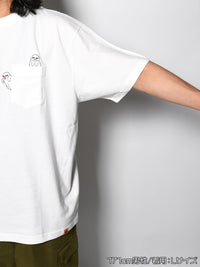 GHOST POCKET TEE -WHITE-