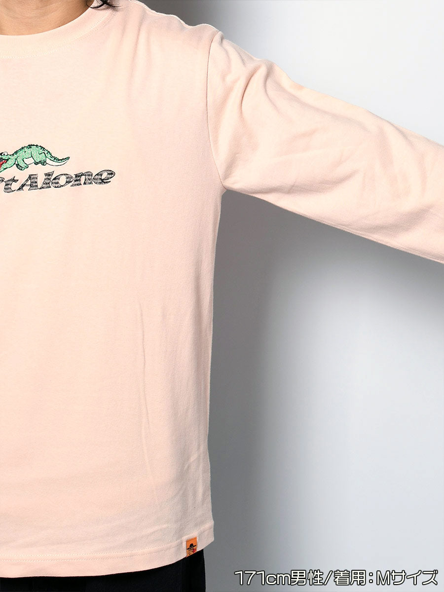 CROCO GIRL L/S TEE -PINK-
