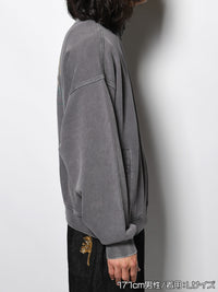STAND ZIP SWEAT -GREY-