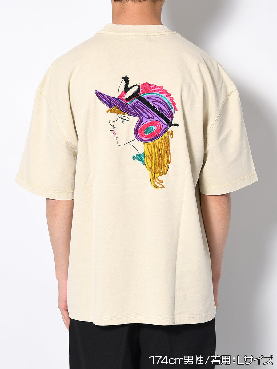 GIRL PIGMENT S/S TEE -GREGE-