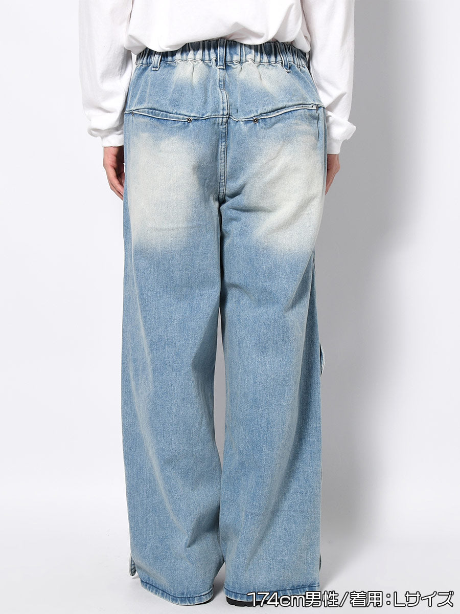 WAVE DENIM PANTS -INDIGO-