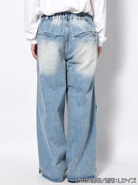 WAVE DENIM PANTS -INDIGO-