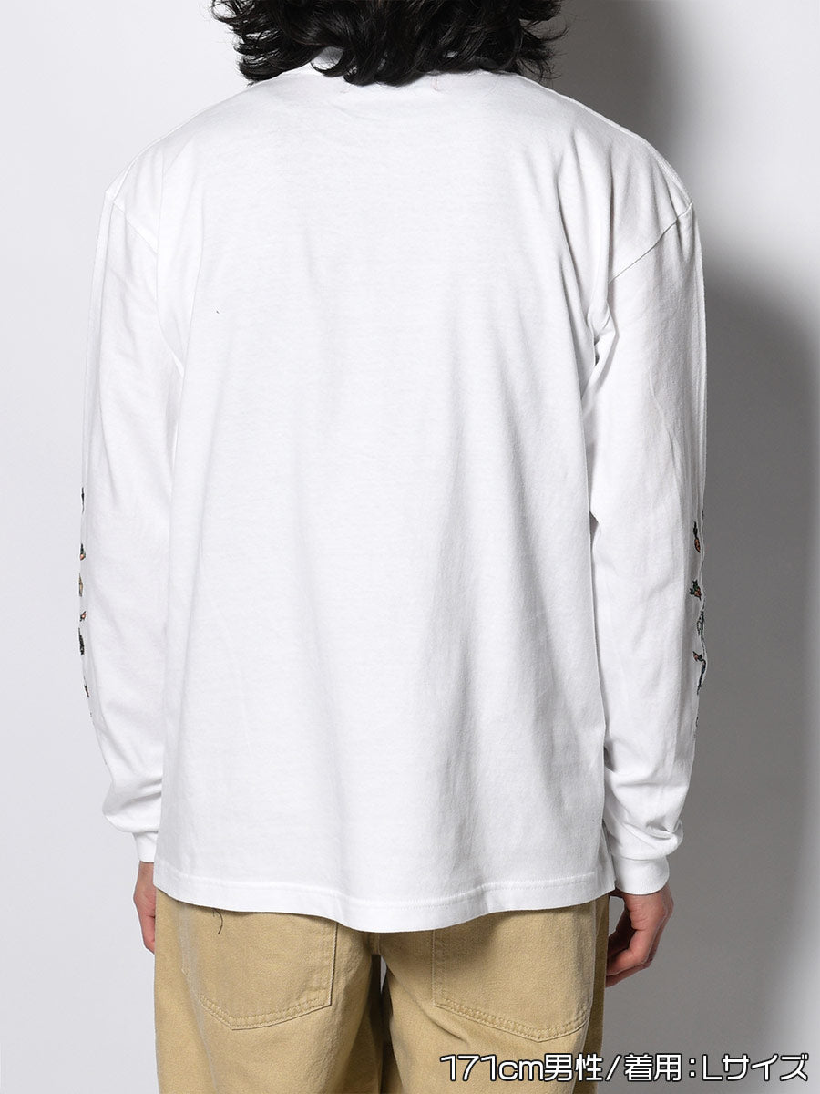 FAVORITE ZEBRA LS TEE -WHITE-