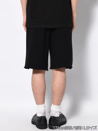 SWEAT SHORTS -BLACK-