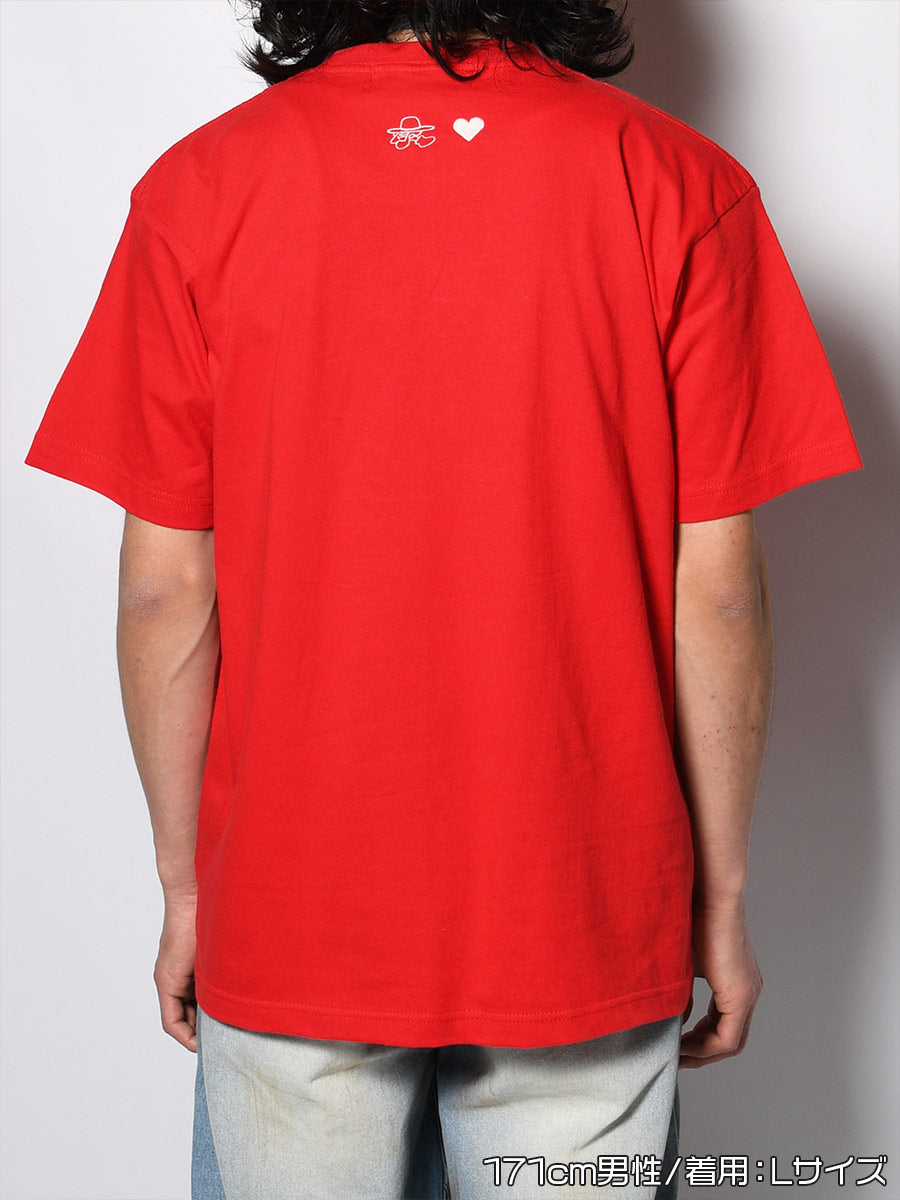 3D ICON SS TEE -RED-