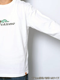 CROCO GIRL L/S TEE -WHITE-