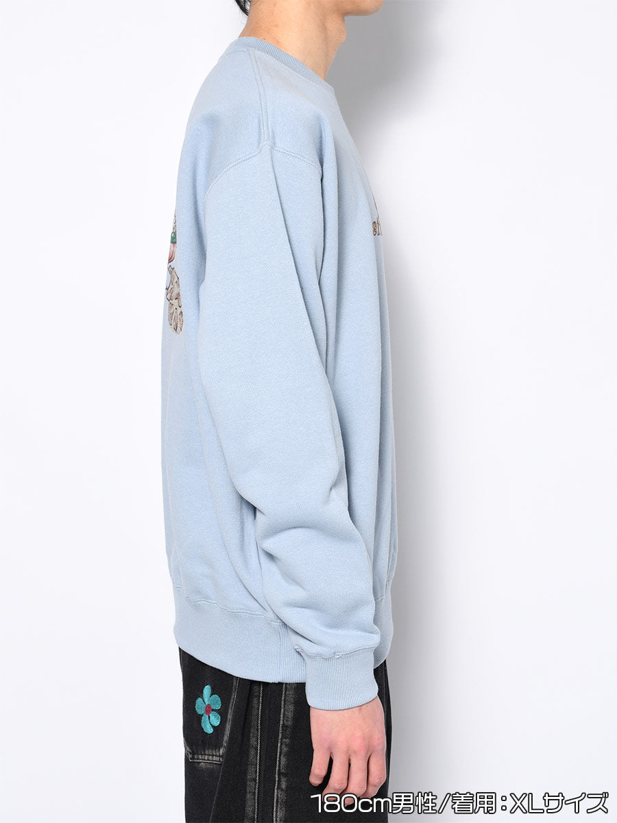 GIRAFFE SWEAT -LIGHT BLUE-