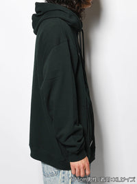 FLOWER ZIP PARKA -GREEN-