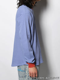 THERMAL RINGER LS TEE -BLUE-