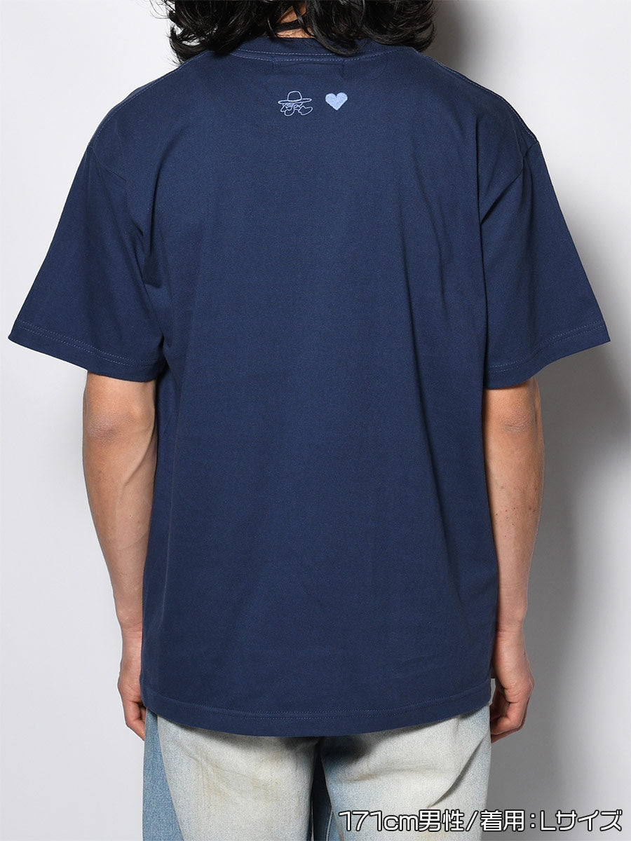 3D ICON SS TEE -NAVY-