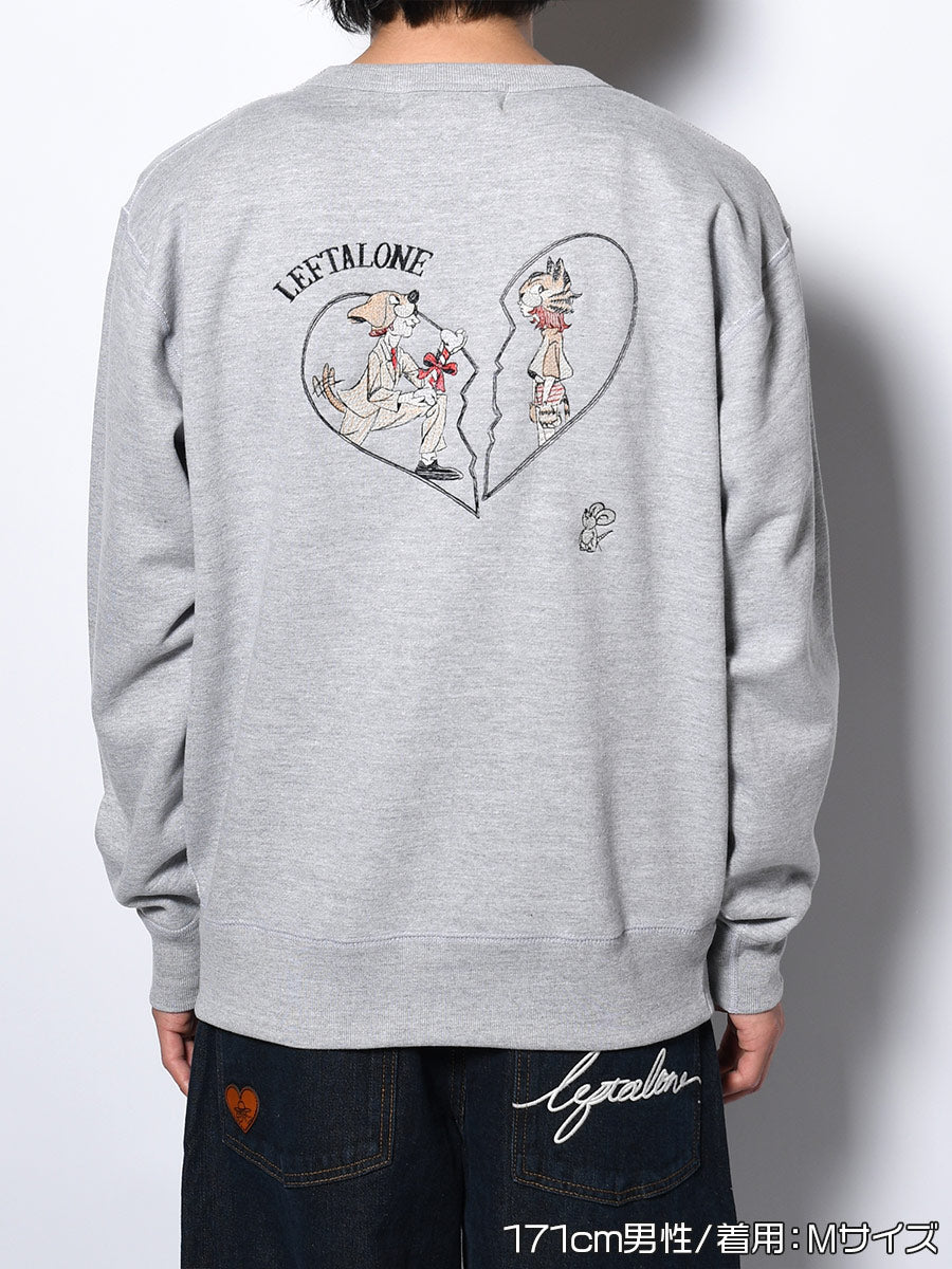 CONFESS SWEAT -HEATHER GREY-