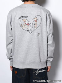 CONFESS SWEAT -HEATHER GREY-