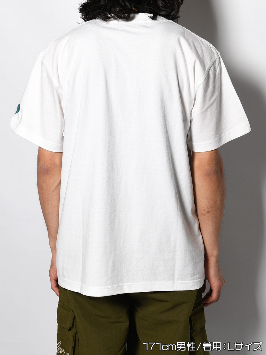 HEART LOGO TEE -WHITE-
