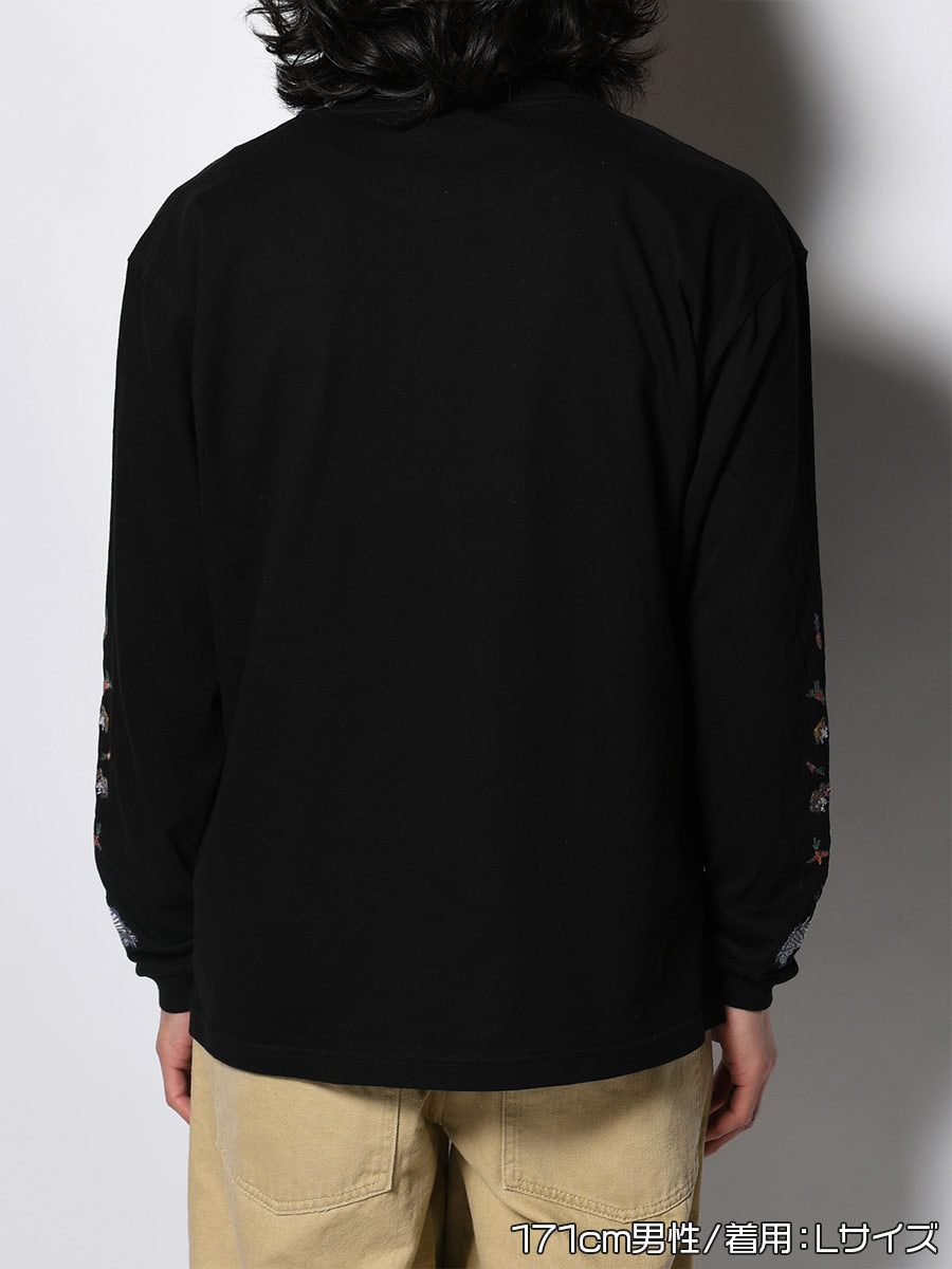FAVORITE ZEBRA LS TEE -BLACK-