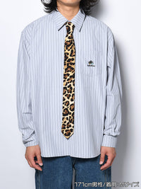 TIE L/S SHIRT -GREY-