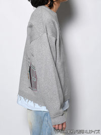 CREW KNIT -GREY-