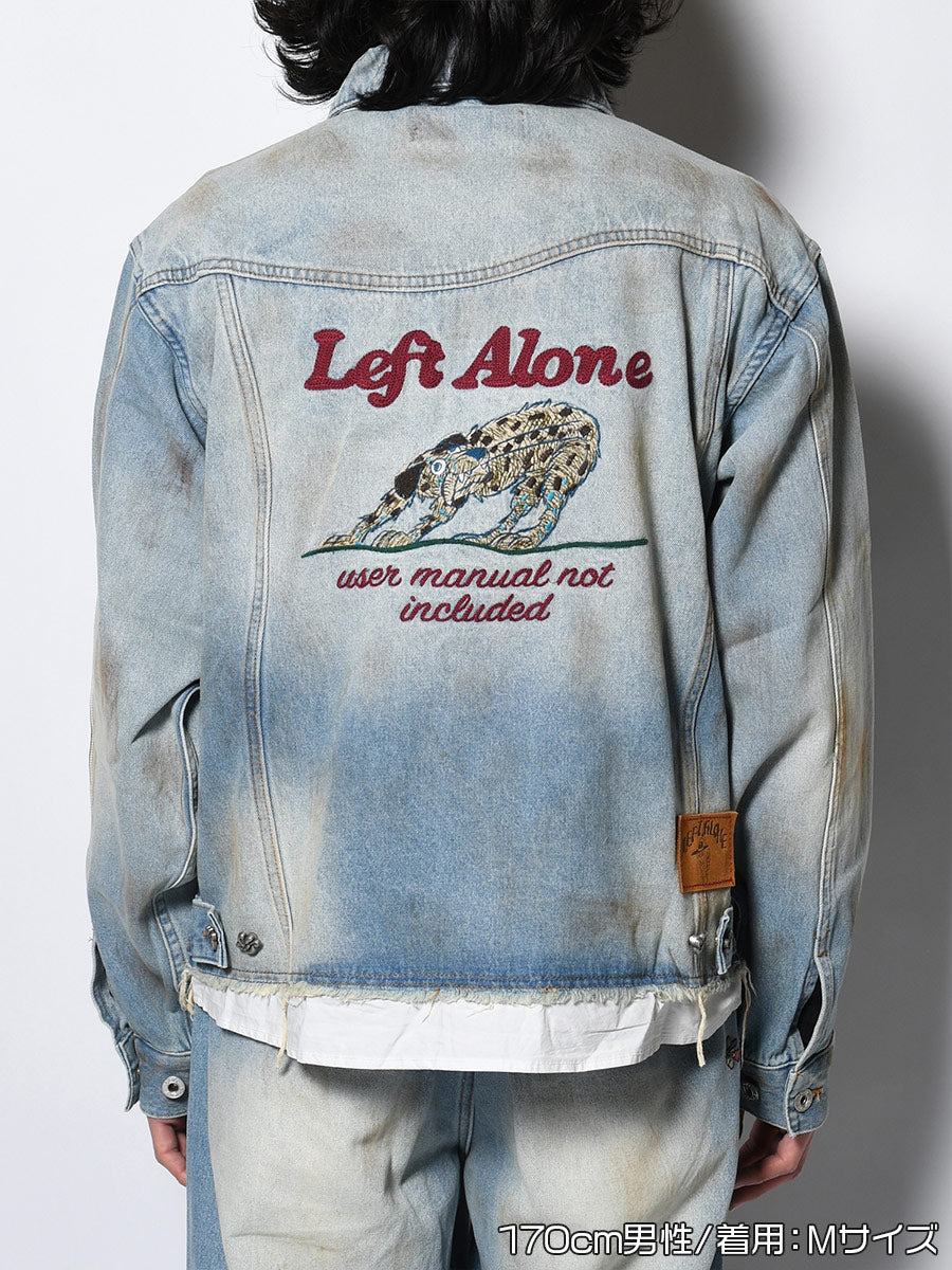 RAW WAVE DENIM JKT -L.INDIGO-