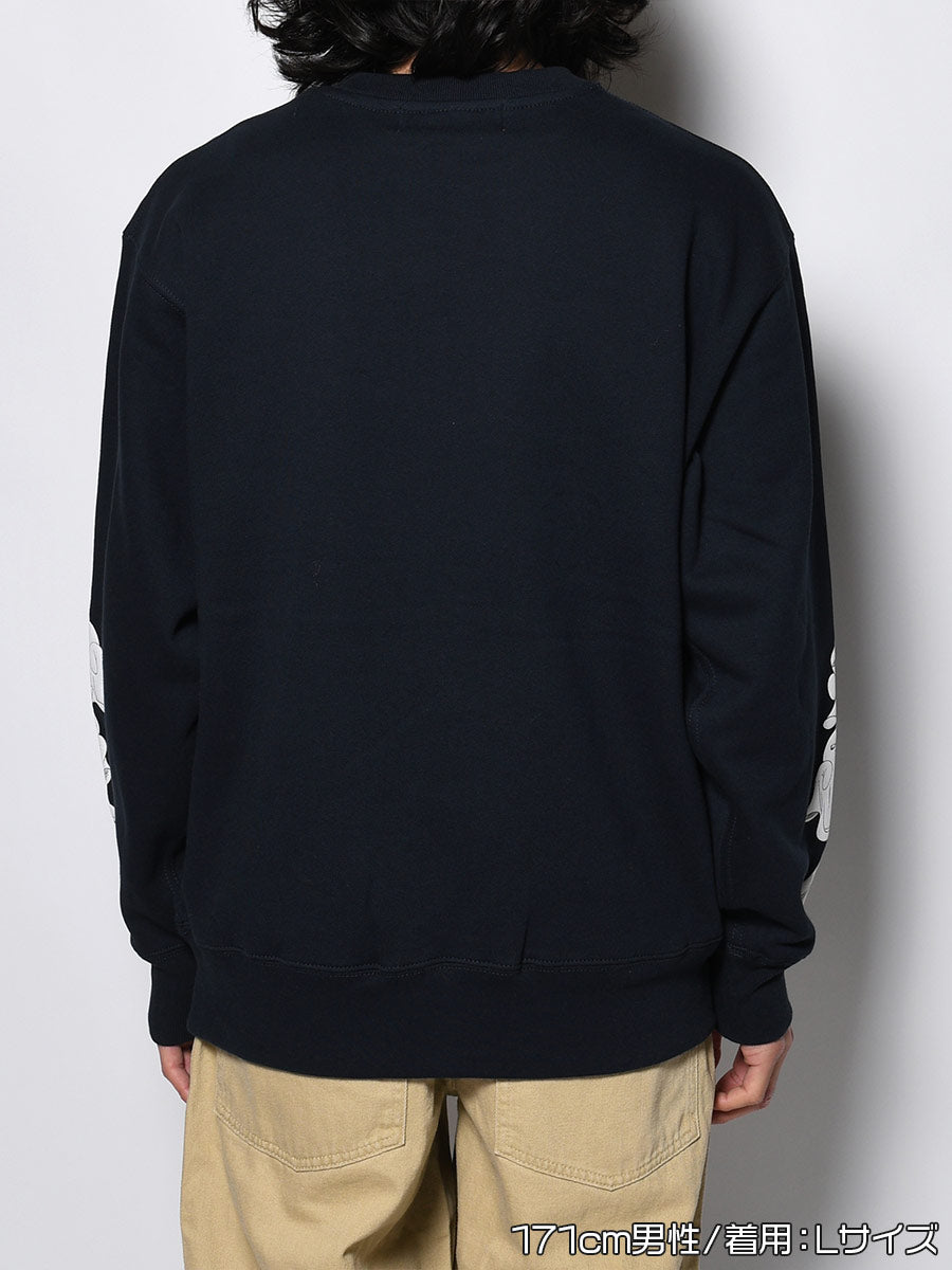GHOST PUFF SWEAT -NAVY-
